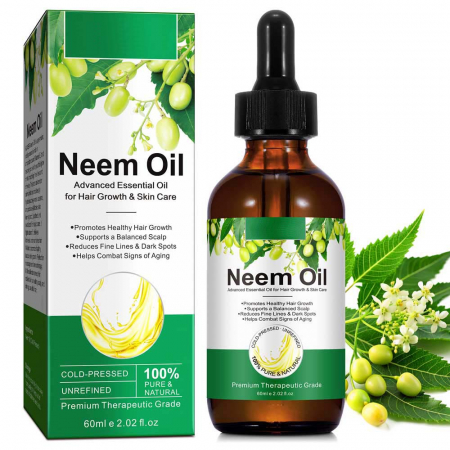 Ulei Premium de Neem, 100% Natural & Pur pentru Cresterea Parului si Ingrijirea Pielii, 60 ml7
