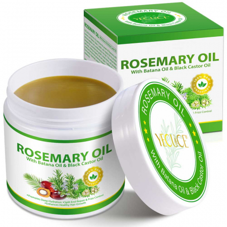 Ulei Premium de Rozmarin, Batana si Ricin, 100% Raw & Nerafinat pentru Cresterea Parului, 220 g7