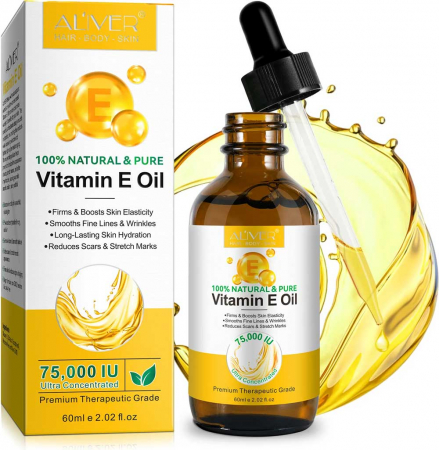 Ulei Vitamina E, 100% Natural & Pur, Ultra Concentrat, Premium, 60 ml0