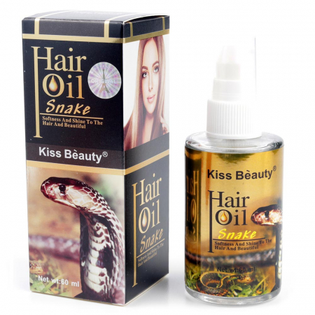 Ulei Regenerant pentru par cu Venin de Sarpe Kiss Beauty Hair Oil Snake, 60 ml0