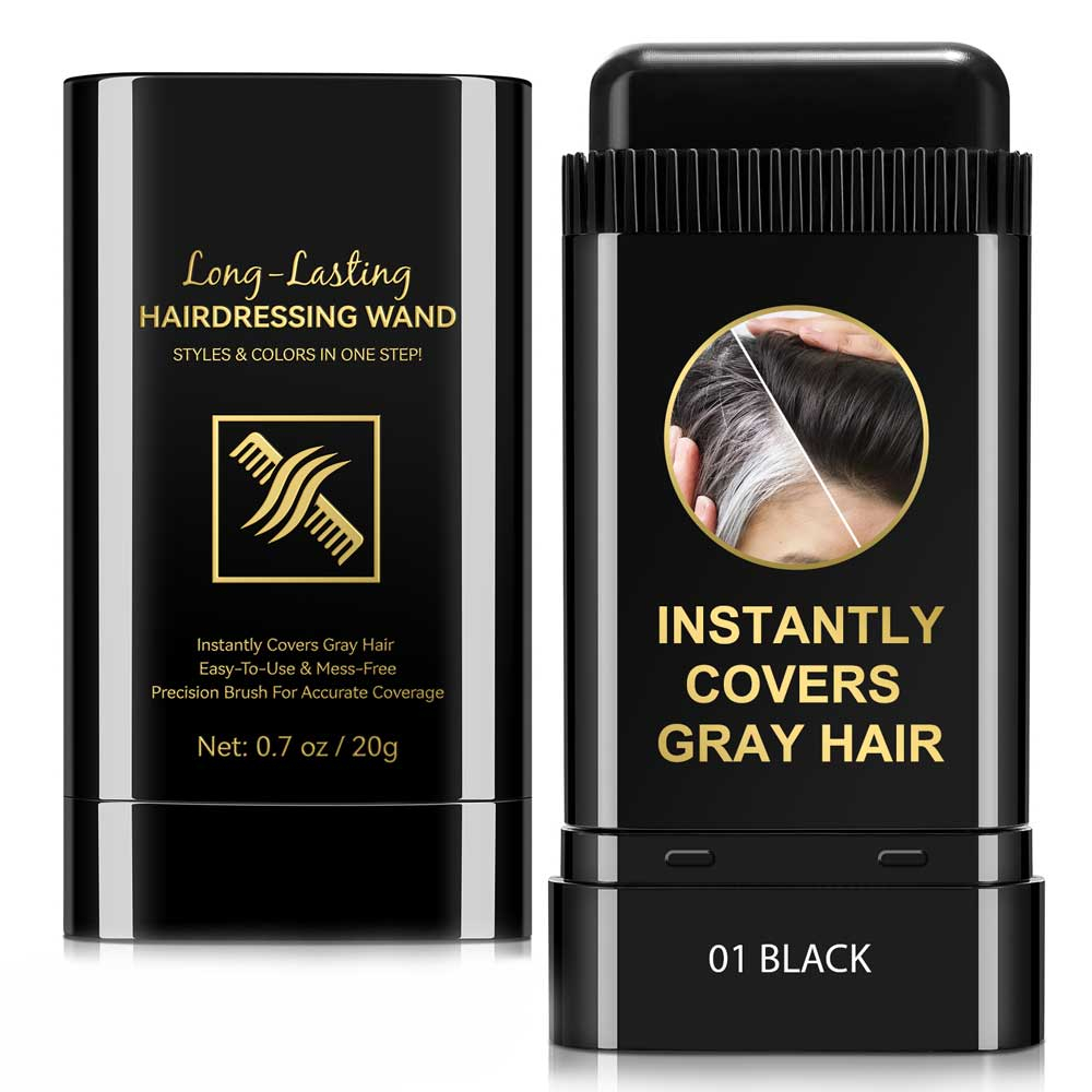 Baton Unisex pentru Acoperirea Instanta a Firelor Albe si a Radacinilor, 20 g 01 Black