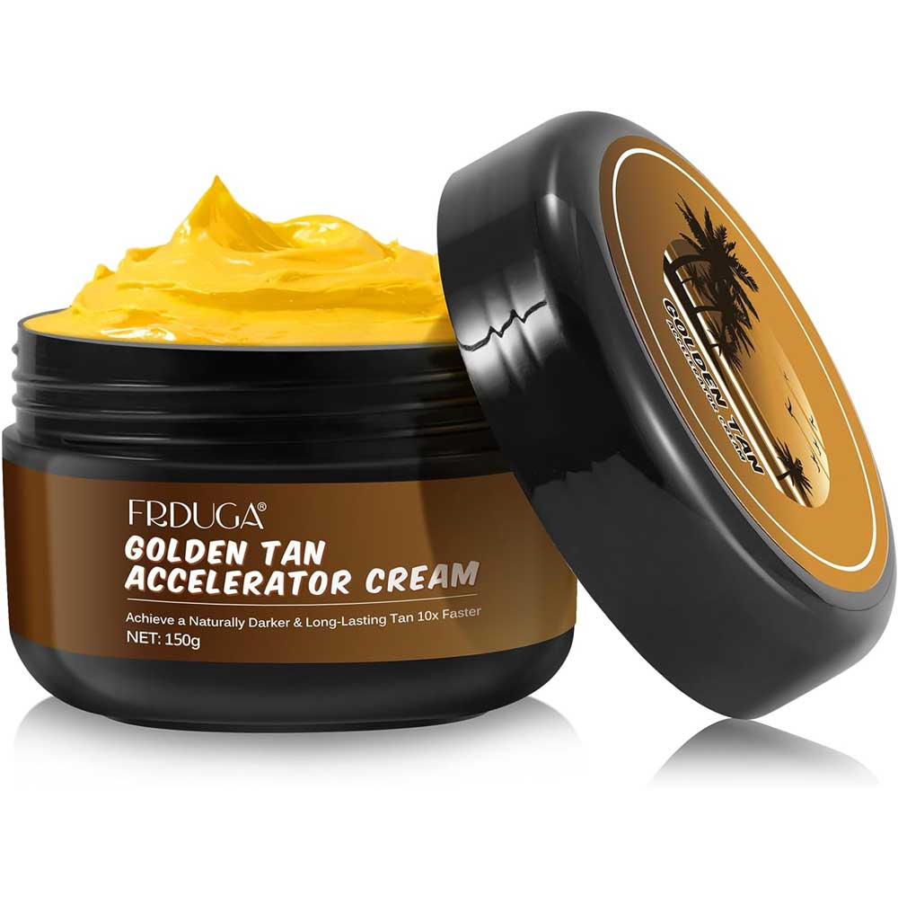 Crema Acceleratoare Premium pentru Bronz de 10 ori mai rapid, Efect Intensificator, Ingrediente 100% Naturale, Frduga, 150 g 150 g