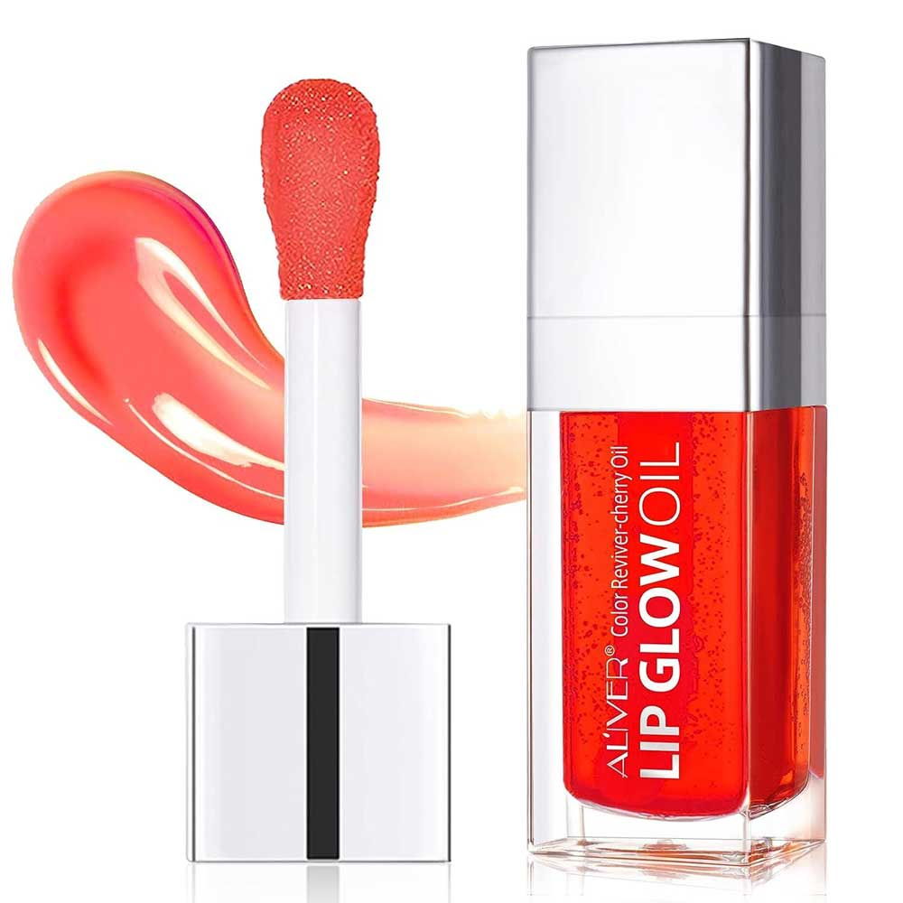 Ulei cu Efect de Marire a Buzelor infuzat cu Ulei de Cirese, Aliver Color Plumping, 04 Cherry, 6 ml 04 Cherry