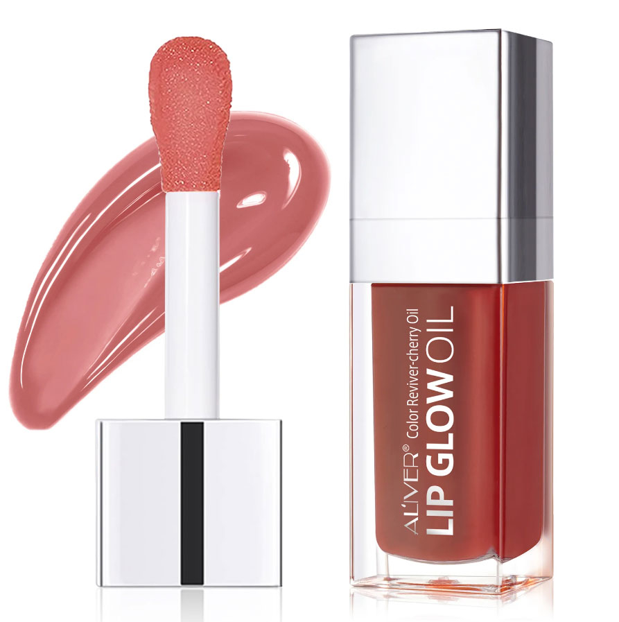Ulei cu Efect de Marire a Buzelor infuzat cu Ulei de Cirese, Aliver Color Plumping, 03 Rosewood, 6 ml 03 Rosewood