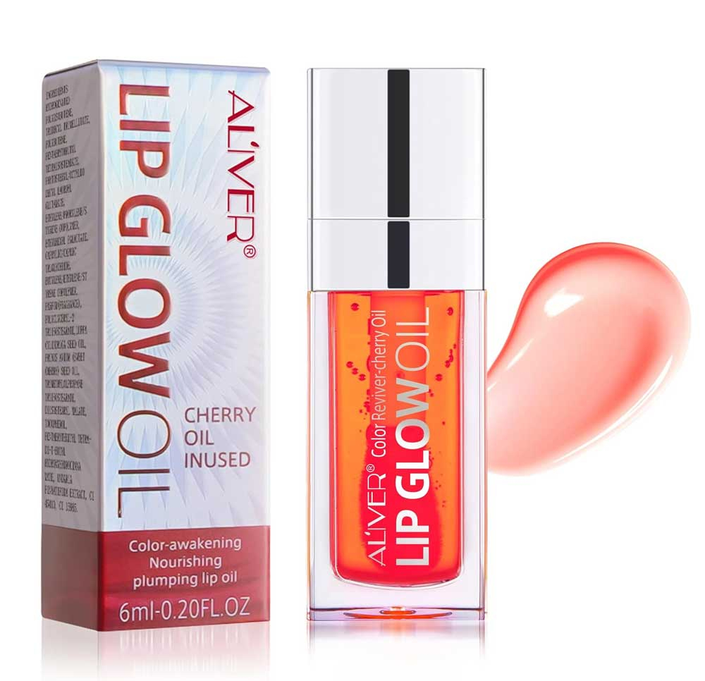 Ulei cu Efect de Marire a Buzelor infuzat cu Ulei de Cirese, Aliver Color Plumping, 02 Coral, 6 ml 02 Coral