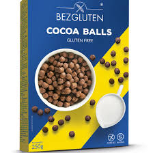 Snacks fara gluten - Bile de cereale cu cacao, fara gluten - 250g