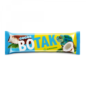 Ciocolata - BOTAK Baton de cocos in ciocolata cu lapte - 40 g