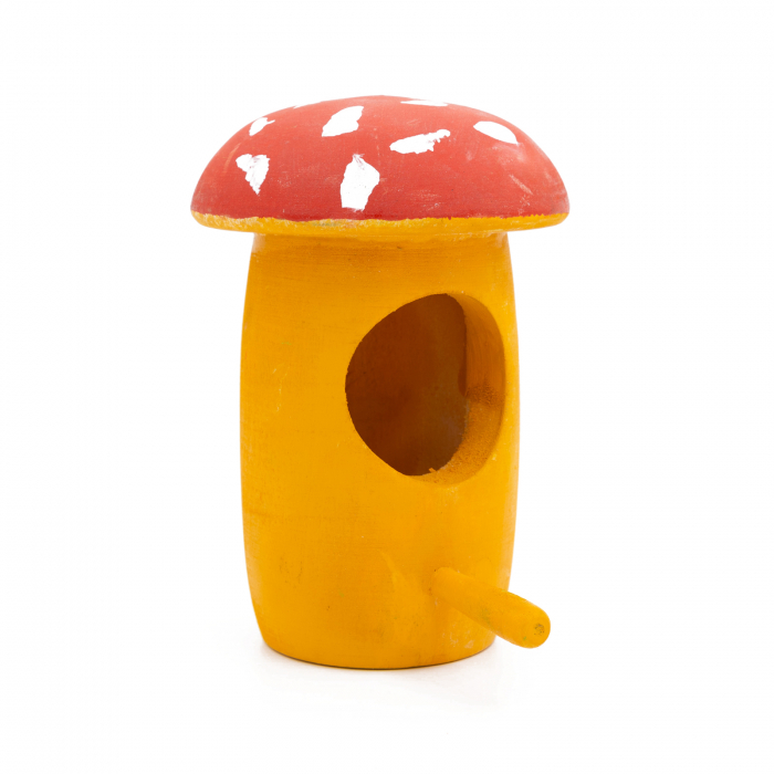 Casuță de Pasari, din Lemn, Pictată Manual [2]