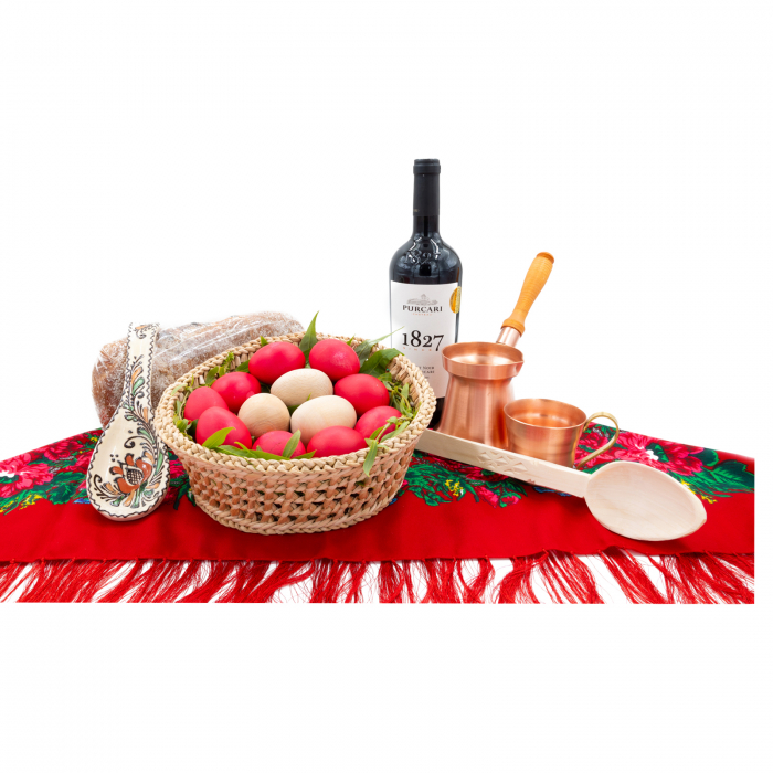 Cos Cadou de Paste "Tradiții Handmade și Delicii Pascale" 1 [3]