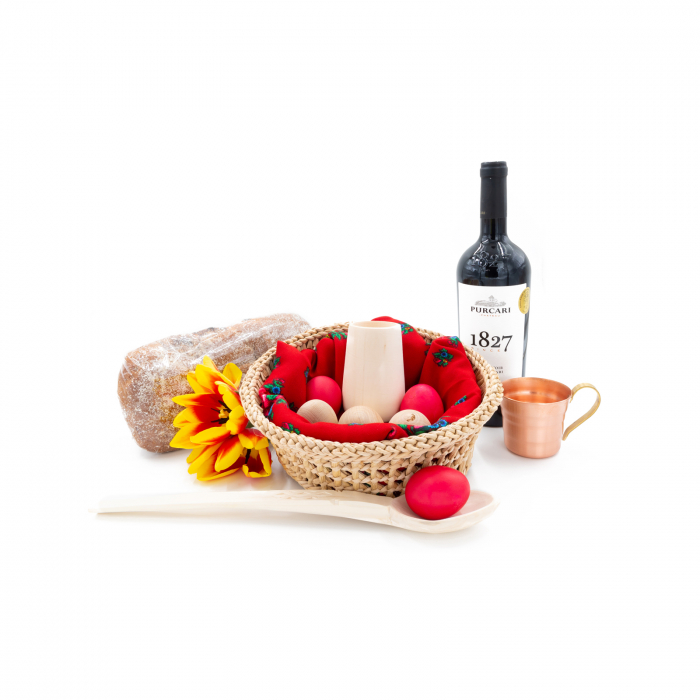 Cos Cadou de Paste "Tradiții Handmade și Delicii Pascale" 2 [2]