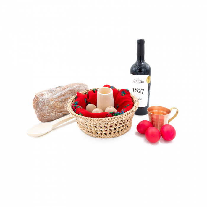 Cos Cadou de Paste "Tradiții Handmade și Delicii Pascale" 2 [3]