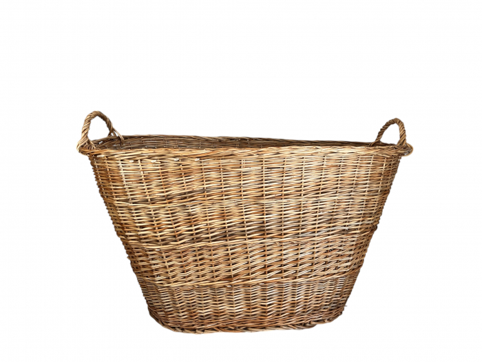 Coș împletit din răchită – volum mare- 120X75X60 CM [2]