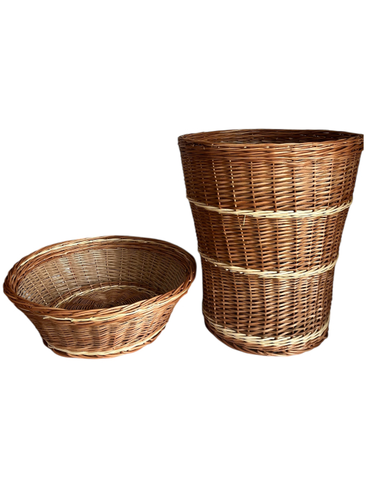 Coș înalt din răchită- Prezentare Marfa Market [4]