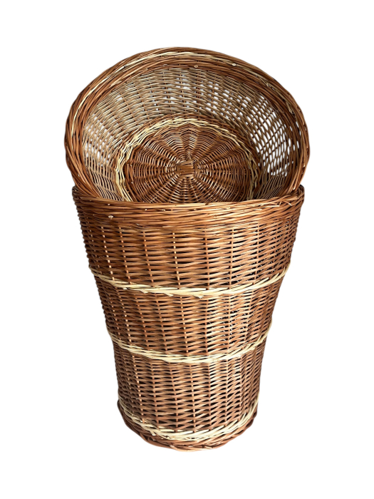 Coș înalt din răchită- Prezentare Marfa Market [3]