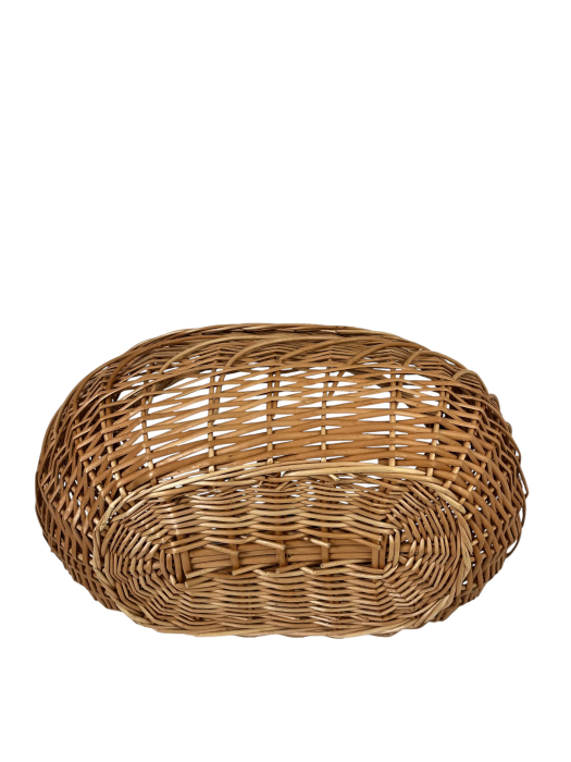 Cos Oval din Rachita cu Toarta pe Lungime [4]