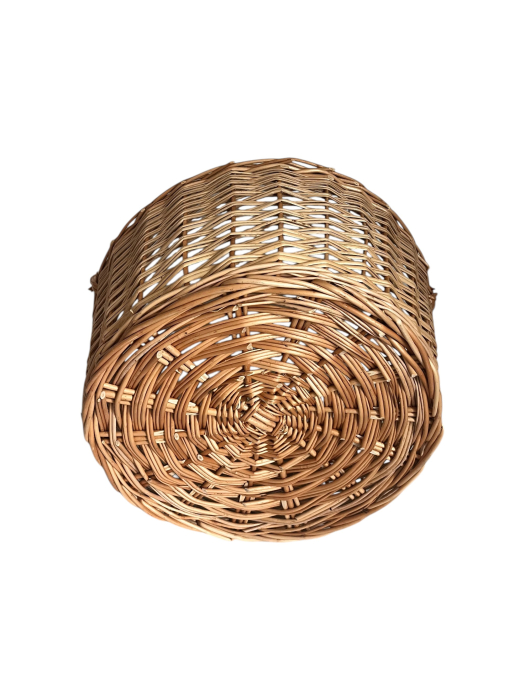 Coș Rotund din Răchită cu Mânere Laterale – Natural, Elegant, Versatil [5]