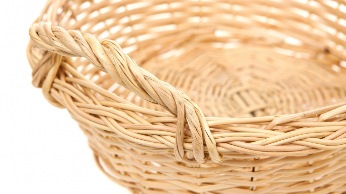Coș Rotund din Răchită cu Mânere Laterale – Natural, Elegant, Versatil [5]