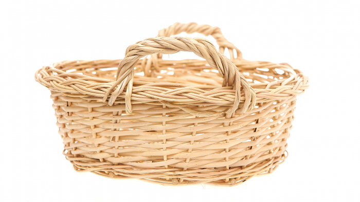Coș Rotund din Răchită cu Mânere Laterale – Natural, Elegant, Versatil [4]