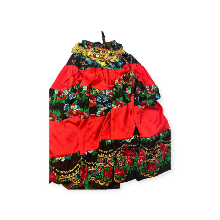 Costum tradițional damă cu bănuți și motive Romani [4]