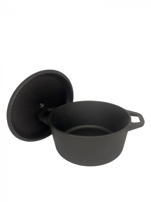 Cratita din Fonta cu Capac, 5 litri [2]