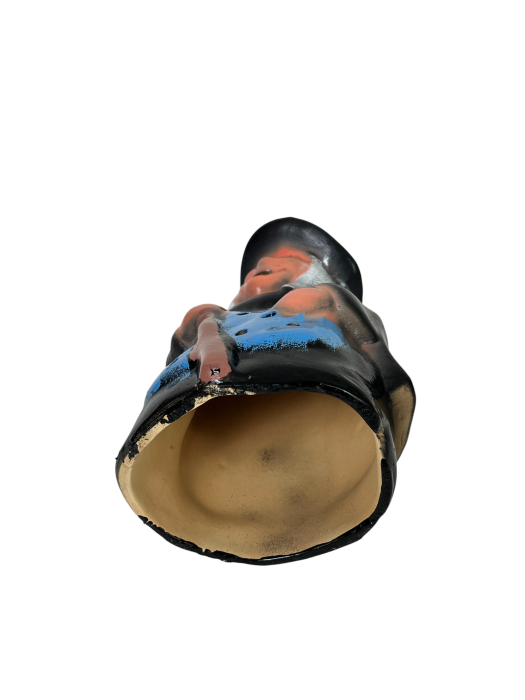 Suport lumânare Halloween – Vrăjitoare ceramică pictată manual [4]