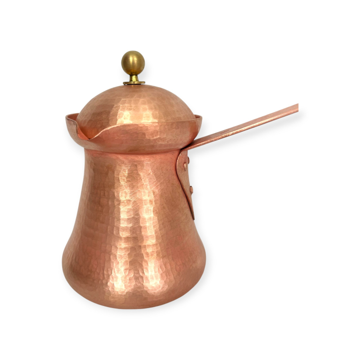 Ibric din cupru masiv, forjat manual, special pentru cafea turcească [3]