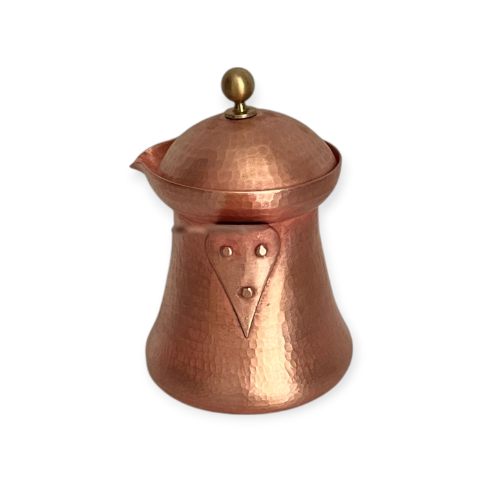 Ibric din cupru masiv, forjat manual, special pentru cafea turcească [5]