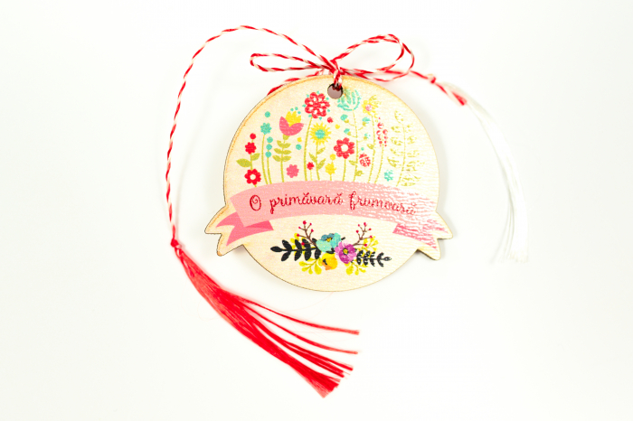 Martisor din lemn, pictat [3]