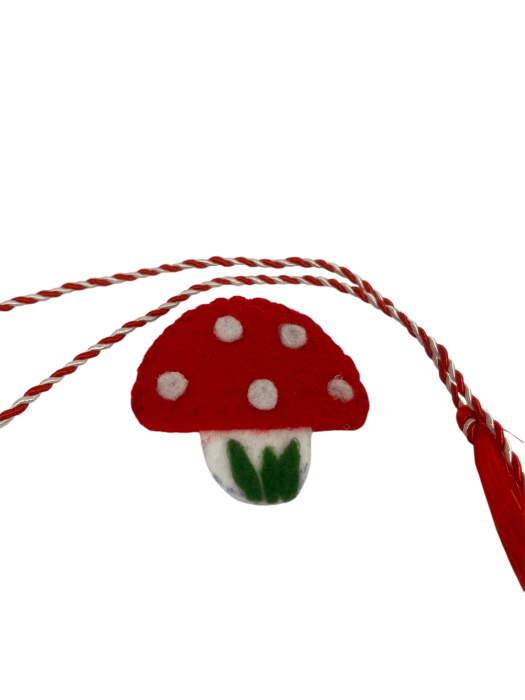 Mărțișor Handmade din Pâslă – Ciupercuta [2]