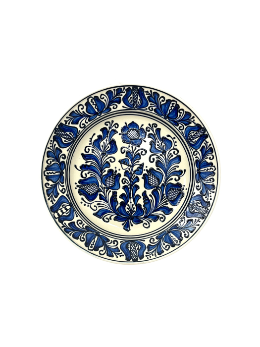 Platou din ceramică pictat manual- 28 cm [2]
