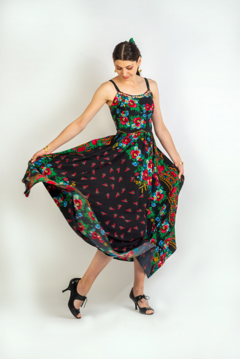Rochie Lunga cu Banuti [4]