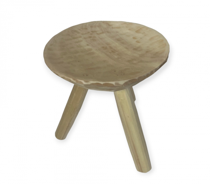 Scaun Rotund din Lemn, 22 cm [2]