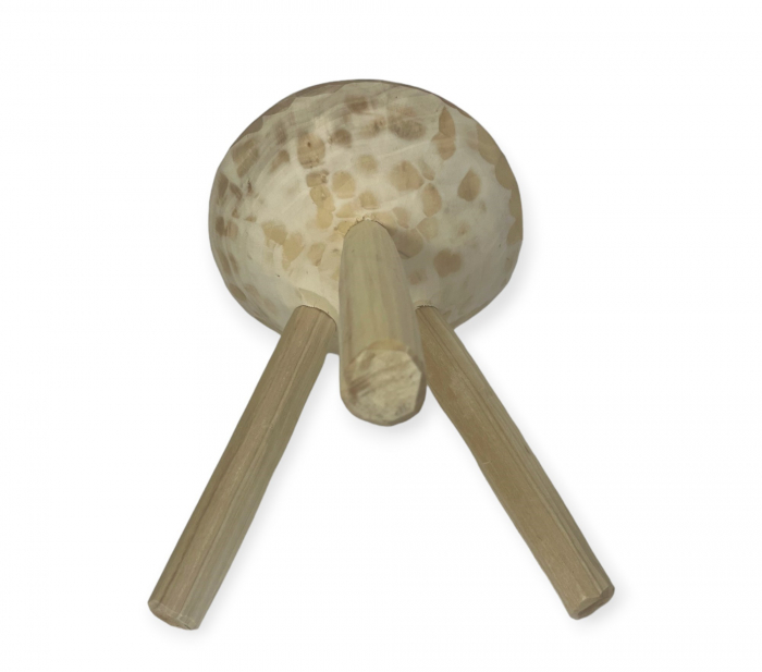 Scaun Rotund din Lemn, 22 cm [4]
