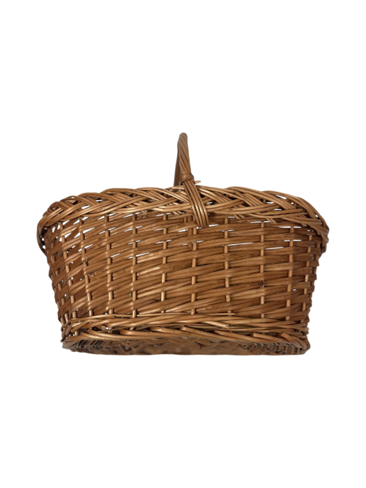 Set Doua Cosuri Oval cu decor, din Rachita [3]