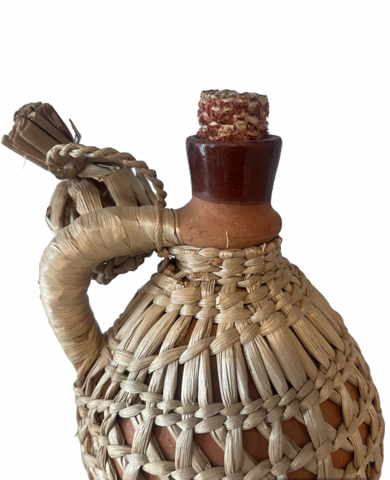 Ulcior Handmade din Ceramică și Papură, 1 Litru - O Eleganță Tradițională Împletită în Fiecare Detaliu [2]