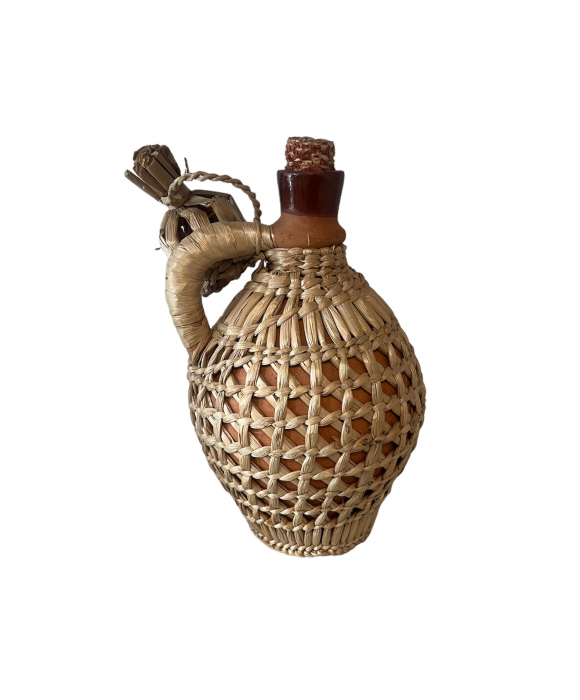 Ulcior Handmade din Ceramică și Papură, 1 Litru - O Eleganță Tradițională Împletită în Fiecare Detaliu [3]