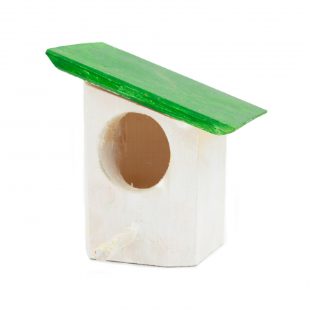 PRODUSE DIN LEMN - Casuță de Pasari, din Lemn, Pictată Manual 3