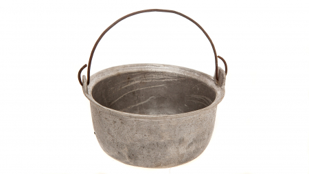 Produse din Cupru - Ceaun din Aluminiu, cu Toarta, 5 litri
