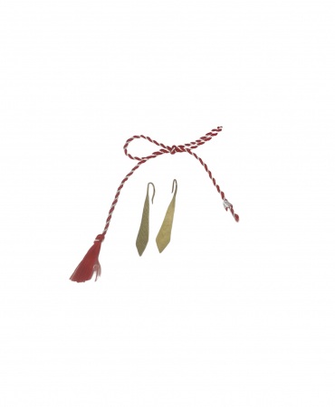 Cadouri de Sarbatori - Cercei Handmade de martisor, din Alama