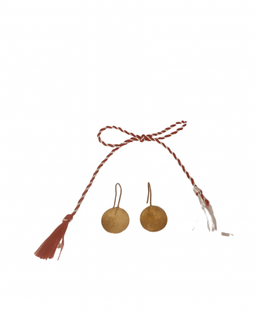 Cadouri de Sarbatori - Cercei Handmade de martisor, din Alama
