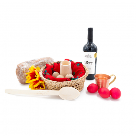 Produse din Cupru - Cos Cadou de Paste "Tradiții Handmade și Delicii Pascale" 2
