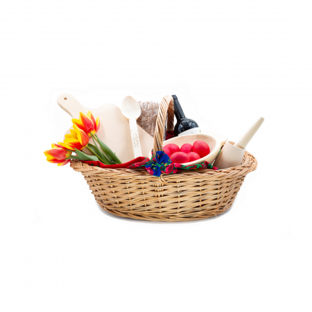 Cadouri de Sarbatori - Cos Cadou de Paste "Tradiții Handmade și Delicii Pascale" 4
