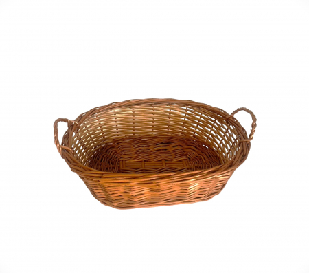 Produse din Rachita, Papura, Paie - Cos Oval din Rachita 33 cm