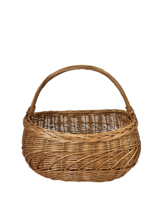 Cos Oval din Rachita cu Toarta pe Lungime [1]