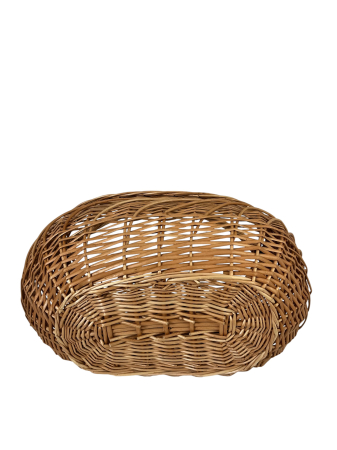 Cos Oval din Rachita cu Toarta pe Lungime [3]
