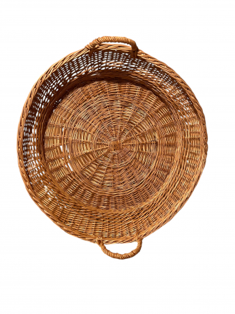 Coș Rotund Mare din Răchită - 90x70x25 CM [1]