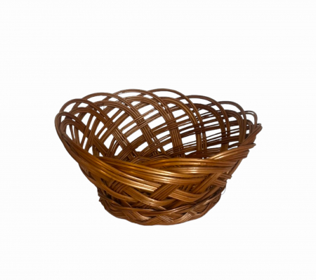 Produse din Rachita, Papura, Paie - Cos Rotund din Rachita- 27 cm