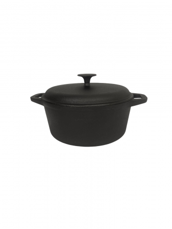 Produse din Cupru - Cratita din Fonta cu Capac, 5 litri