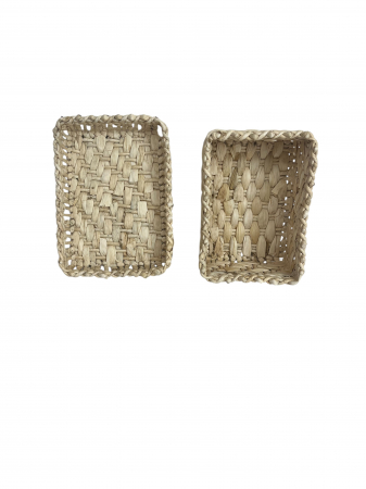 Cutie cu Capac Împletită Manual din Pănușă – Depozitare Eleganta și Naturală [2]