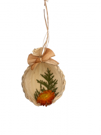 Fashion si Bijuterii - Decorațiune Brad din Panusă Stil Glog cu Floare în Interior
